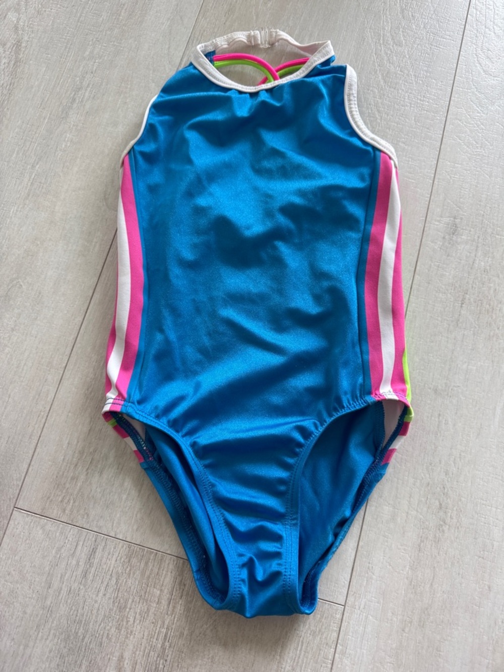 GK Girls Blue/ Pink leotard